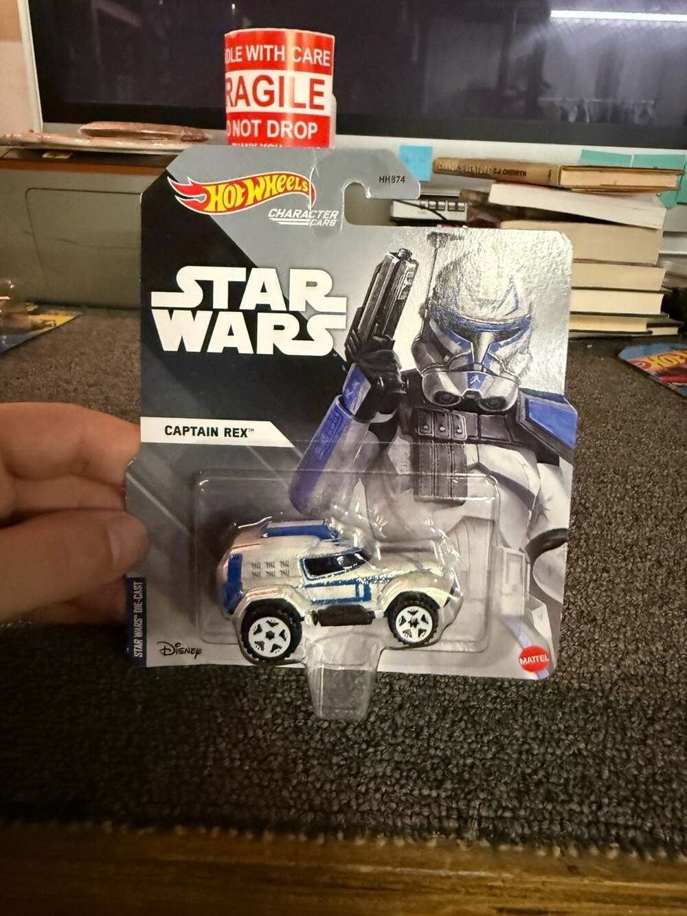 Hot Wheels Star Wars Captain Rex Diecast Car